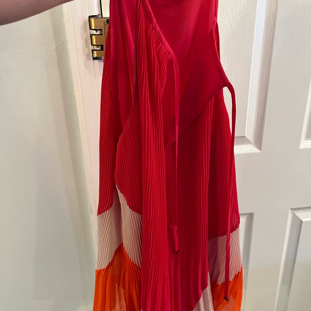Ramy Brook Red Sleeveless Blouse